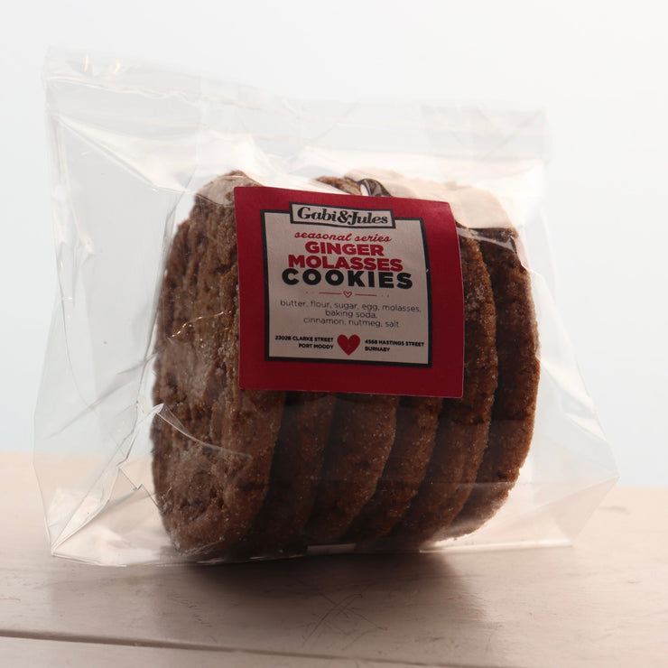 Ginger Molasses Cookies - bag of 6