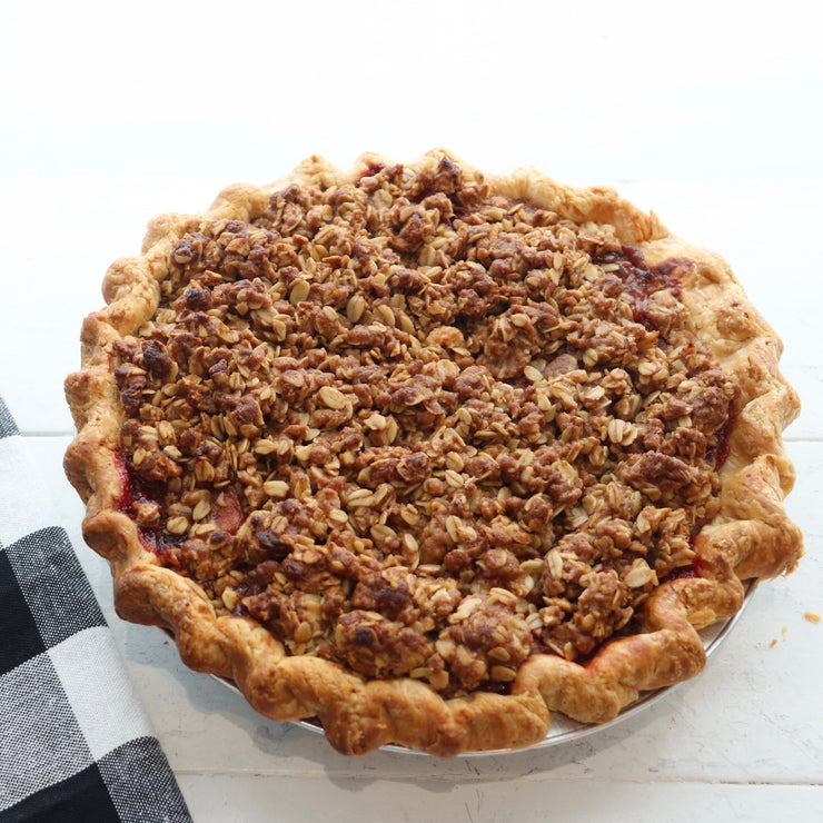 Strawberry Apple Rhubarb Crisp