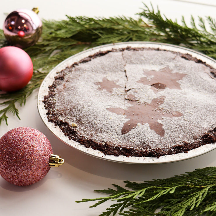 Molten Chocolate Crackle Pie